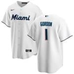 Miami Marlins #1 Nick Gordon White Cool Base Stitched Jersey