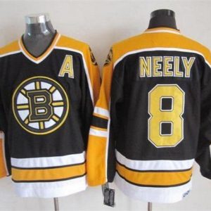 Bruins #8 Cam Neely Black CCM Throwback New Stitched Jersey