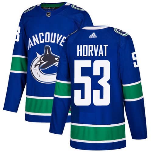 Vancouver Canucks #53 Bo Horvat Blue Stitched Adidas Jersey