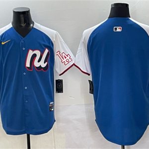 National League Los Angeles Dodgers Blank Blue Alternate 2025 All-Star Edition Limited Stitched Jersey