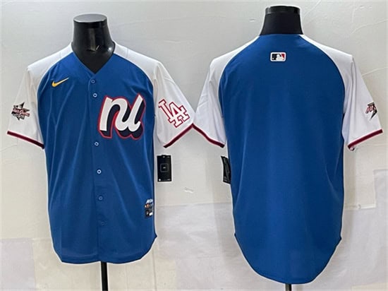 National League Los Angeles Dodgers Blank Blue Alternate 2025 All-Star Edition Limited Stitched Jersey