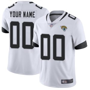 Jaguars Customized White Vapor Untouchable Limited Stitched Jersey