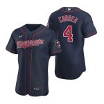 Minnesota Twins #4 Carlos Correa Navy Flex Base Stitched Jersey