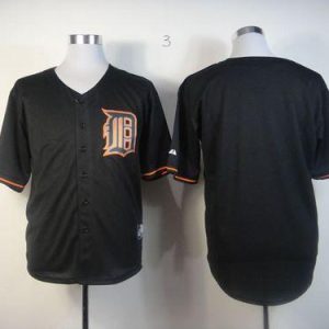 Tigers Blank Black Fashion Stitched Jersey