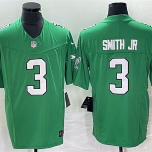 Philadelphia Eagles #3 Nolan Smith JR Green 2023 F.U.S.E. Vapor Untouchable Stitched Jersey