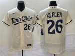 Minnesota Twins #26 Max Kepler Cream Flex Base Stitched Jersey
