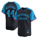 National League #44 Elly De La Cruz Navy 2024 All-Star Limited Stitched Jersey