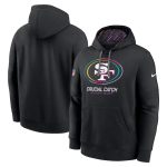San Francisco 49ers Black 2024 Crucial Catch Club Pullover Hoodie