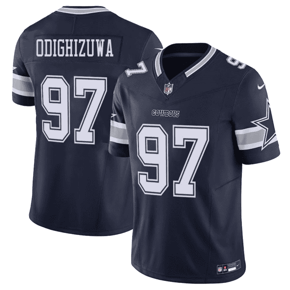 Dallas Cowboys #97 Osa Odighizuwa Navy 2025 F.U.S.E Vapor Untouchable Limited Football Stitched Jersey