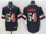 San Francisco 49ers #54 Fred Warner Black 2025 F.U.S.E. Mexico Vapor Limited Stitched Jersey