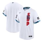 San Diego Padres Blank 2021 White All-Star Cool Base Stitched Jersey