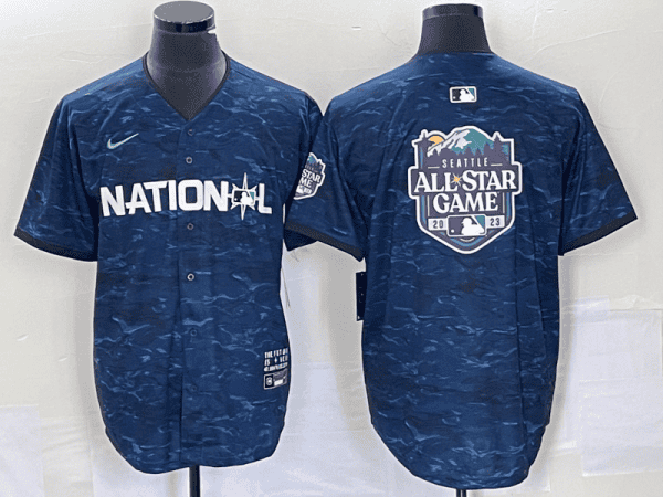 2023 All-Star Royal Big Logo Stitched Jersey