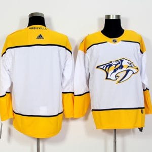 Nashville Predators White Stitched Adidas Jersey