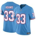 Tennessee Titans #33 Jamel Adams Blue 2024 F.U.S.E. Throwback Vapor Limited Stitched Jersey