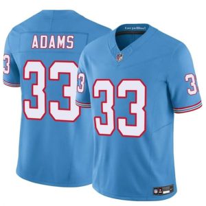 Tennessee Titans #33 Jamel Adams Blue 2024 F.U.S.E. Throwback Vapor Limited Stitched Jersey