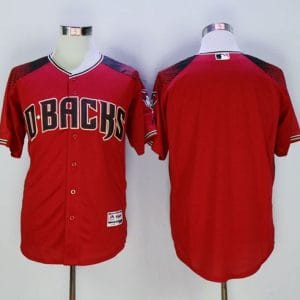 Diamondbacks Blank Red Brick New Cool Base Stitched Jersey