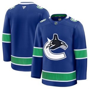 Vancouver Canucks Blank Blue 2024-25 Home Stitched Jersey