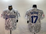 Los Angeles Dodgers #17 Shohei Ohtani 2024 Arctic Camo Stitched Jersey