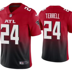 Atlanta Falcons #24 A.J. Terrell 2020 Red Vapor Untouchable Limited Stitched Jersey