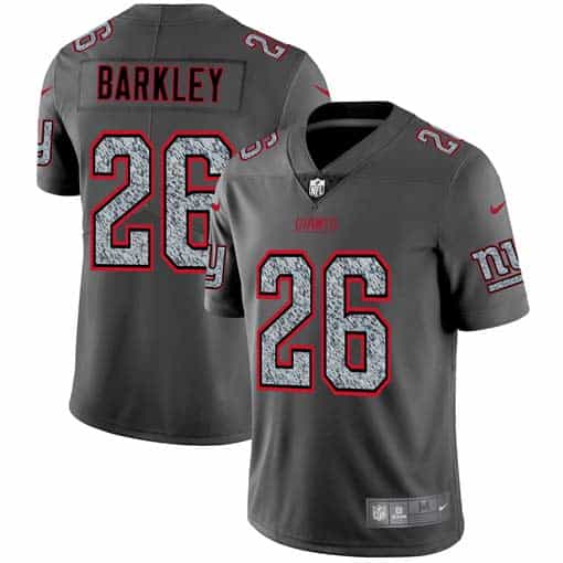 New York Giants #26 Saquon Barkley 2019 Gray Fashion Static Limited Stitched Jersey
