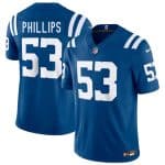 Indianapolis Colts #53 Jacob Phillips Blue 2025 F.U.S.E. Vapor Limited Stitched Jersey