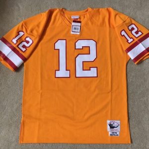 Tampa Bay Buccaneers #12 Doug Williams Orange Stitched Jersey