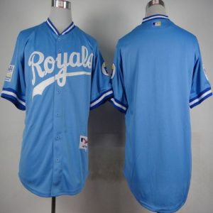 Royals Blank Light Blue 1985 Turn Back The Clock Stitched Jersey