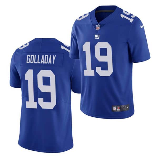 New York Giants #19 Kenny Golladay Royal Blue Vapor Untouchable Limited Stitched Jersey