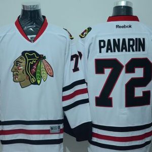 Blackhawks #72 Artemi Panarin White Stitched Jersey
