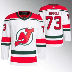 New Jersey Devils #73 Tyler Toffoli White Stitched Jersey