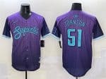 Arizona Diamondbacks #51 Randy Johnson Purple 2025 City Connect Limited Stitched Jersey