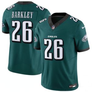 Philadelphia Eagles #26 Saquon Barkley Green 2024 New F.U.S.E. Vapor Untouchable Limited Stitched Jersey