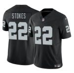 Las Vegas Raiders #22 Eric Stokes Black 2025 F.U.S.E. Vapor Stitched Jersey