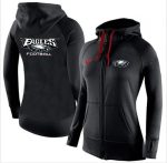 Nike Philadelphia Eagles Full-Zip Performance Hoodie Black