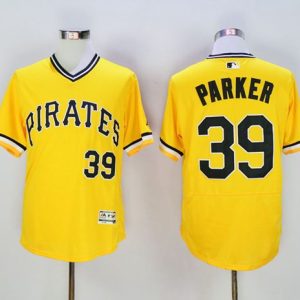 Pirates #39 Dave Parker Gold Flexbase Authentic Collection Cooperstown Stitched Jersey