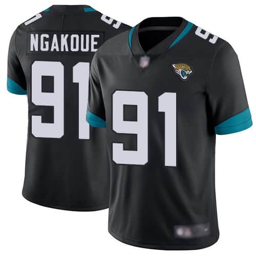 Jacksonville Jaguars #91 Yannick Ngakoue Black Vapor Untouchable Limited Stitched Jersey