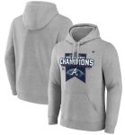 Atlanta Braves 2021 Heathered Gray World Series Champions Locker Room Big Tall Pullover Hoodie