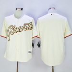 Giants Blank Cream(Gold No.) New Cool Base Stitched Jersey