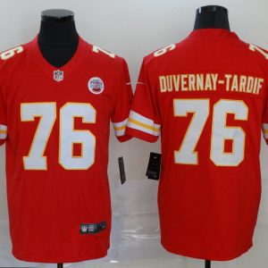 Kansas City Chiefs #76 Laurent Duvernay-Tardif Red Vapor Untouchable Limited Stitched Jersey