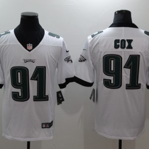 Philadelphia Eagles #91 Fletcher Cox White Vapor Untouchable Limited Stitched Jersey