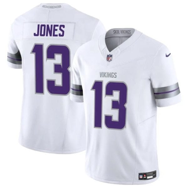 Minnesota Vikings #13 Daniel Jones White 2024 F.U.S.E. Winter Warrior Limited Stitched Jersey