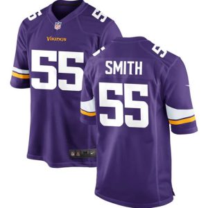 Minnesota Vikings #55 Za'Darius Smith Purple Stitched Jersey