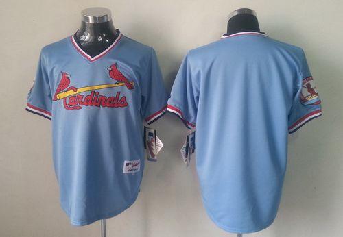 Cardinals Blank Blue 1982 Turn Back The Clock Stitched Jersey
