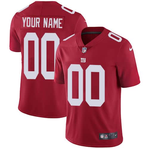 New York Giants ACTIVE PLAYER Custom Red Vapor Untouchable Limited Stitched NFL Jersey