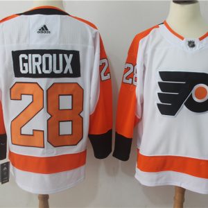 Philadelphia Flyers #28 Claude Giroux White Stitched Adidas Jersey