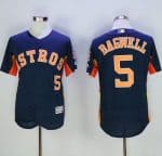 Astros #5 Jeff Bagwell Navy Blue Flexbase Authentic Collection Stitched Jersey