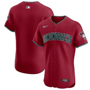 Arizona Diamondbacks Red 2024 Alternate Vapor Premier Elite Patch Flex Base Stitched Jersey