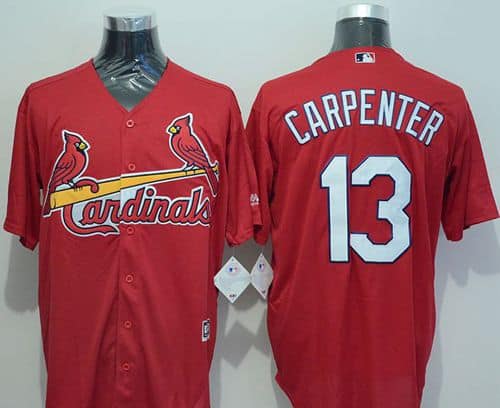 Cardinals #13 Matt Carpenter Red New Cool Base Stitched Jersey