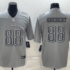 Philadelphia Eagles #88 Dallas Goedert Gray Atmosphere Fashion Stitched Jersey
