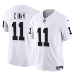 Las Vegas Raiders #11 Jeremy Chinn White 2025 F.U.S.E. Vapor Stitched Jersey